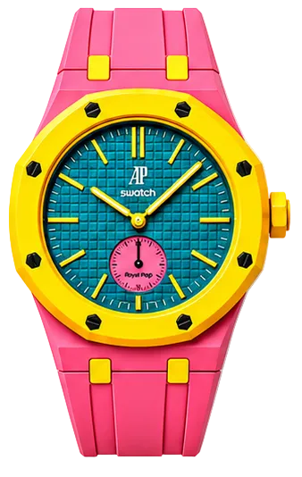 PopWrist — AP × Swatch Royal Pop Band