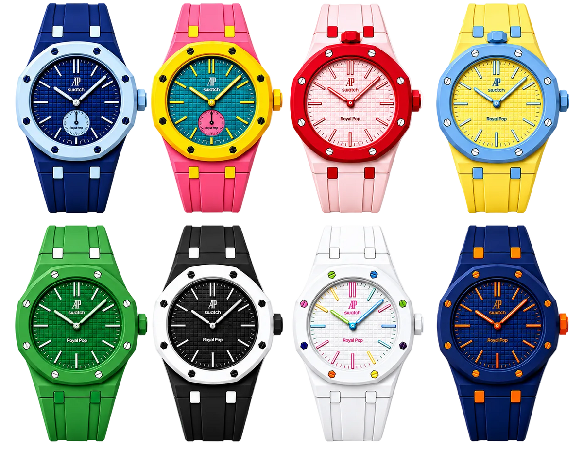 PopWrist — AP × Swatch Royal Pop Band
